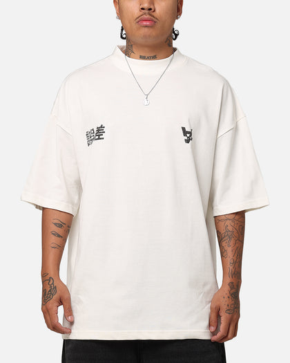 The Anti Order Oni Mockneck T-Shirt Off White