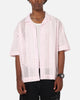 Saint Morta Crochet Button Up Shirt Pink