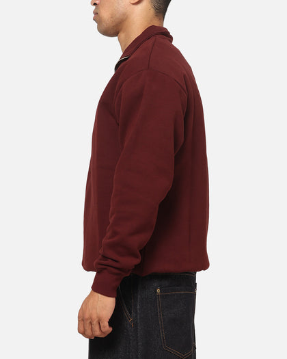 Vouseti Golf Wave Quarter Zip Crewneck Dark Plum
