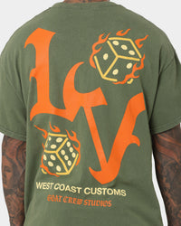 Goat Crew West Coast Customs T-Shirt Military Green