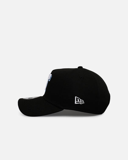 New Era Texas Rangers 'Black And Sky Blue' 9FORTY A-Frame Snapback Black/Sky Blue