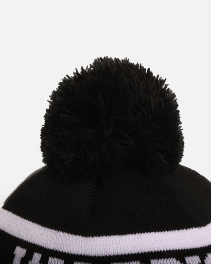 New Era New Zealand Warriors 'NRL Black White Beanies' Knitted Beanie Black