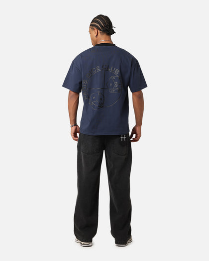 Carre Shootout Oversized Ringer T-Shirt Navy