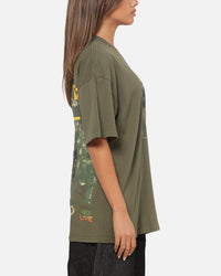 73Studio X Xbox X Halo Not For Angels T-Shirt Military Green