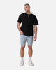 Saint Morta Thrashed Shorts Pale Blue