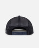 New Era Houston Astros 'Puff Print' Pre-Curved Golfer Trucker Snapback Navy