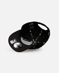 New Era Mexico National Baseball Team 'Black Satin Hearts' 9FORTY A-Frame Snapback Black