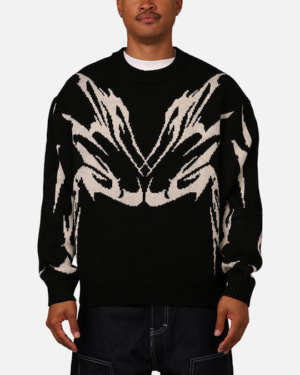 Loiter Cyber Knit Sweater Black