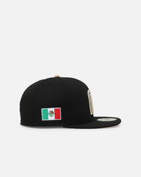 New Era Mexico National Baseball Team 59FIFTY Fitted Black Metallic