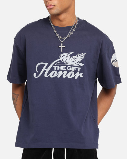 Honor The Gift Auto Club Boxy T-Shirt Navy