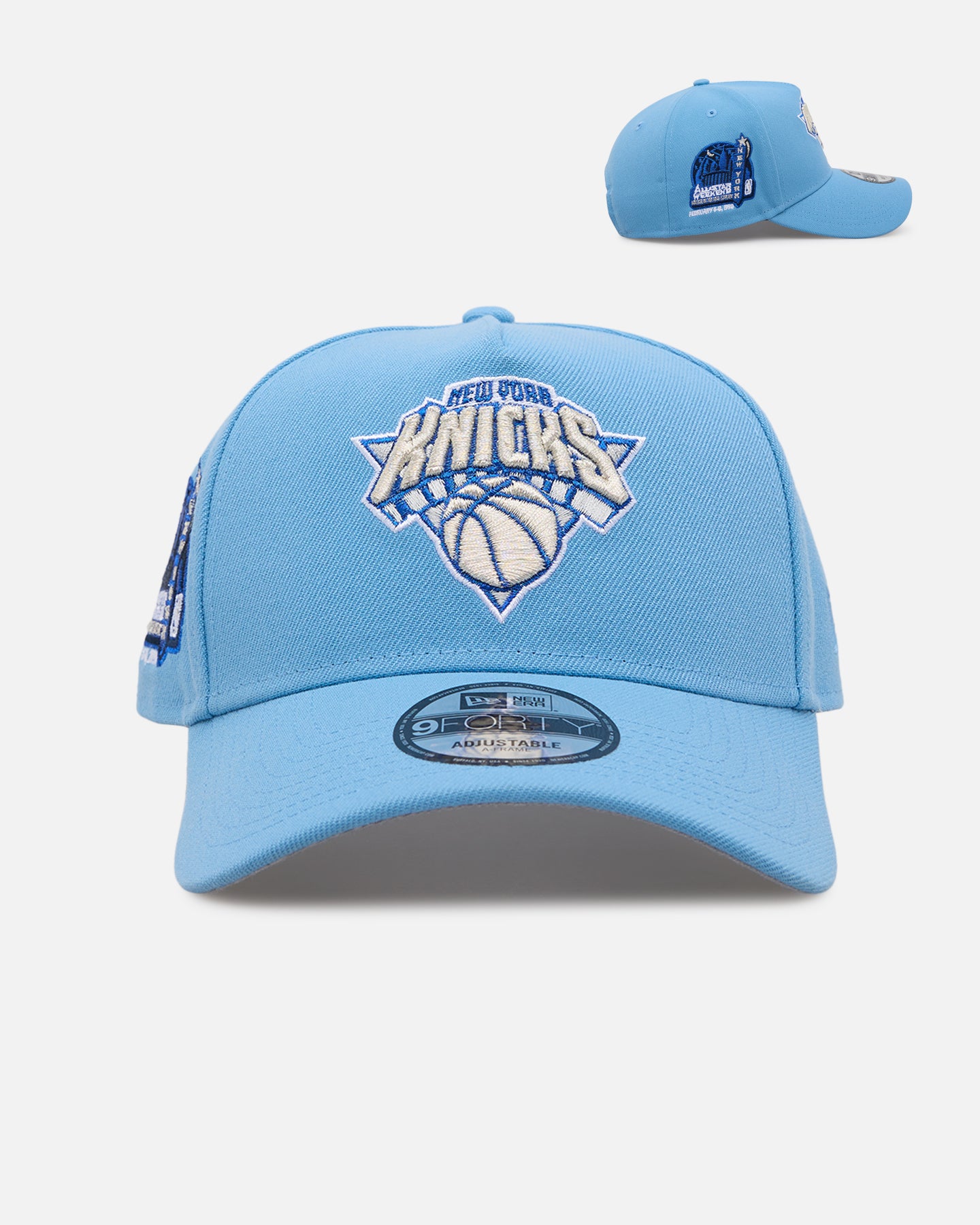 New Era New York Knicks 'Sky Blue' 9FORTY A-Frame Snapback Sky