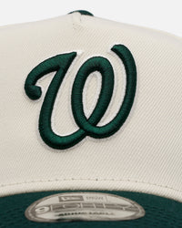 New Era Washington Nationals 'Evergreen 2.0' 9FORTY A-Frame Snapback Chrome/Dark Green