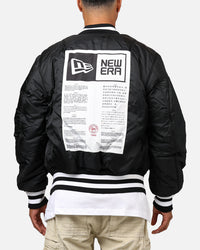 New Era X Alpha Series X NFL Pittsburgh Steelers MA-1 Bomber Jacket Black