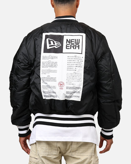 New Era X Alpha Series X NFL Pittsburgh Steelers MA-1 Bomber Jacket Black