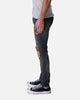MNML Skinny Chewed Up Jeans Stone Washed Shadow