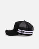 New Era Chicago Bulls 'Stripe' 9FORTY A-Frame Trucker Snapback Black/White