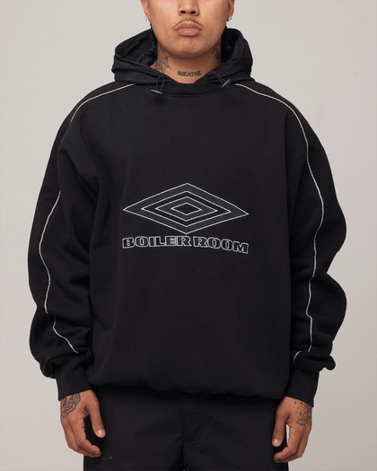 Boiler Room X Umbro Hoodie Black | Culture Kings US
