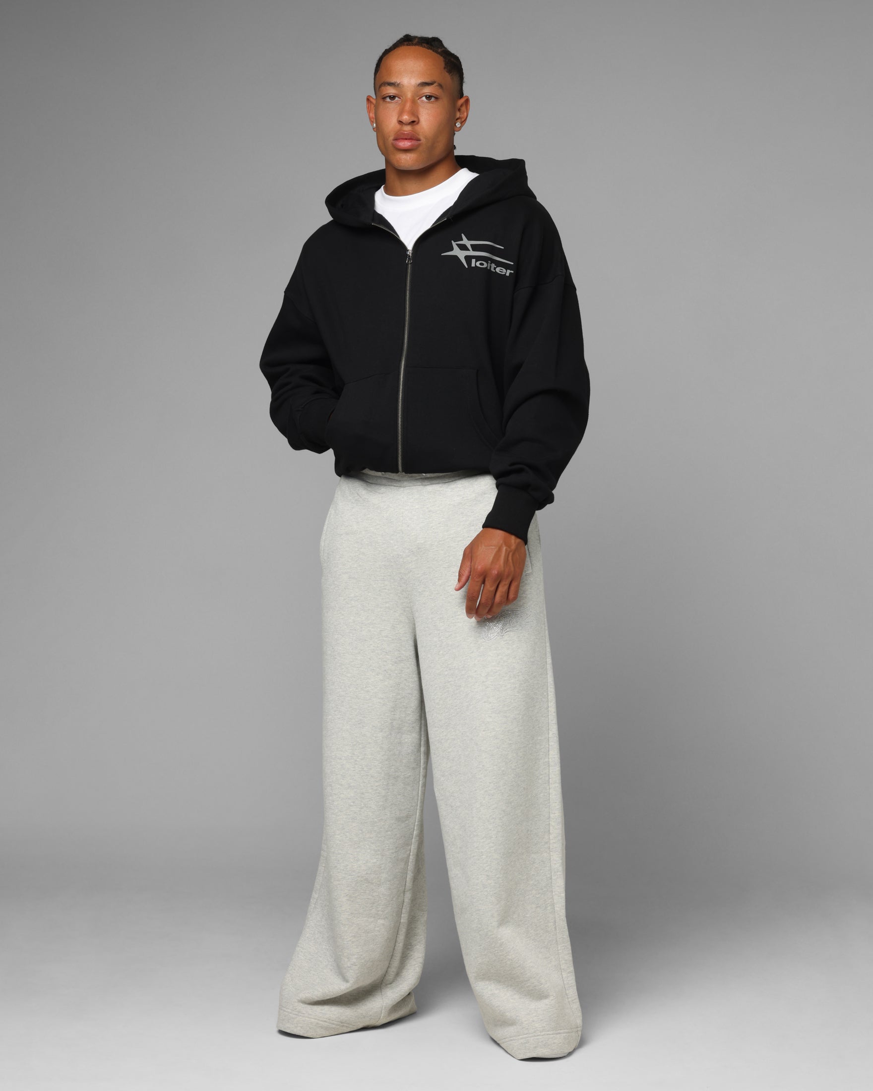 Loiter Hybrid Premium Hoodie Black | Culture Kings US