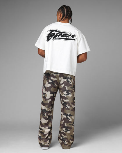 Loiter Jet Stream Chenille T-Shirt Off White