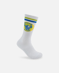 Foot-ies Canberra Raiders Crew Socks 2 Pack White/Black