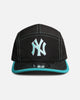 New Era New York Yankees 'Black Aqua' Camper Strapback Black/Aqua