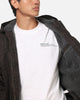 Carre Sherpa Lined Zip Hoodie Black Plaid