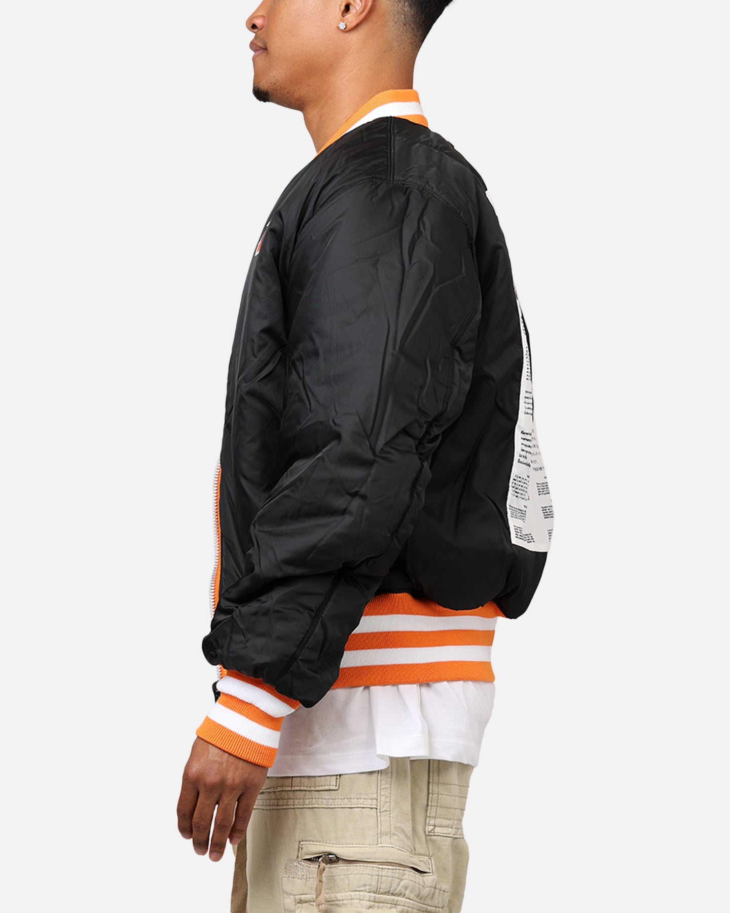 New Era X Alpha Series X NFL Cincinnati Bengals MA-1 Bomber Jacket