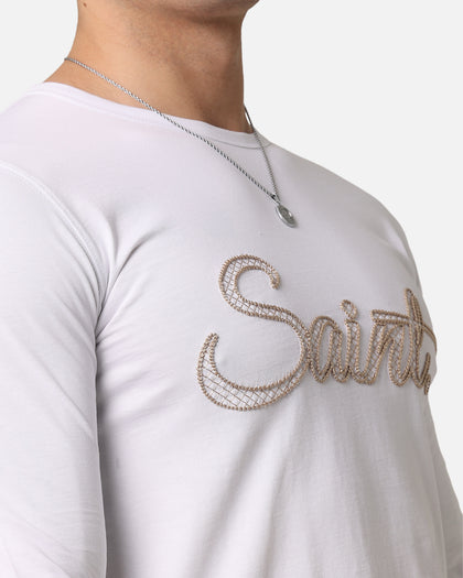 Saint Morta El Duplo Scribere Long Sleeve T-Shirt White