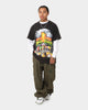 73Studio X Power Rangers Mighty Morphin Vintage T-Shirt Black Wash