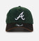 New Era Atlanta Braves 'Washed Green' 9FORTY A-Frame Strapback Green/Black