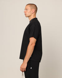 Carré Blanc T-Shirt Black