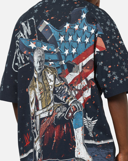 73Studio X WWE Cody Rhodes All Over Print T-Shirt Navy