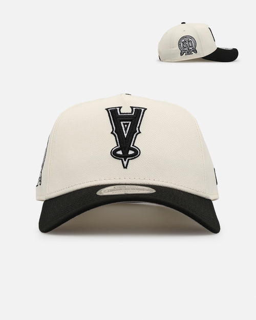 New Era Los Angeles Angels 'Chrome Upside Down Logo' 9FORTY A-Frame Snapback Chrome/Black