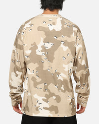 Carre Deserted Long Sleeve T-Shirt Brown Camo