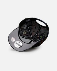 New Era Atlanta Braves 'Running Stitch' 9FORTY A-Frame Snapback Multi