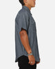 S Double Union Work Button Up Shirt Stripe