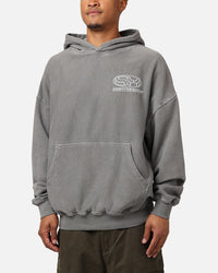 Saint Morta Rage Motors Premium Hoodie Washed Charcoal