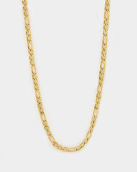 Raising Hell Women's Customisable Figaro Necklace Gold