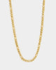 Raising Hell Women's Customisable Figaro Necklace Gold