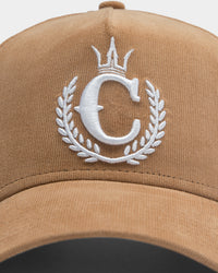New Era x Culture Kings Corduroy 9FORTY A-Frame Snapback Wheat