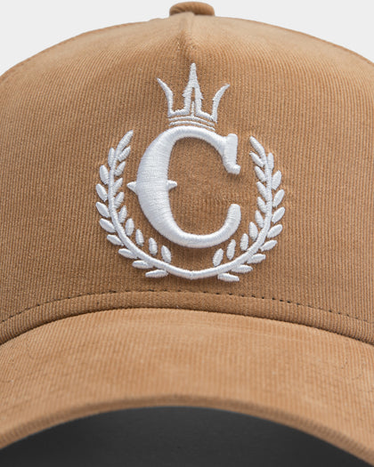 New Era x Culture Kings Corduroy 9FORTY A-Frame Snapback Wheat