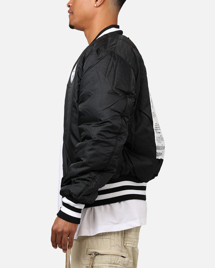New Era X Alpha Series X NFL Pittsburgh Steelers MA-1 Bomber Jacket Black