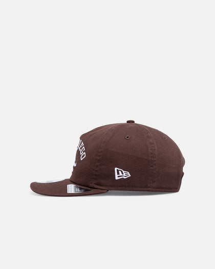 New Era San Diego Padres 'MLB Stacked Logo' 19TWENTY Snapback Dark Brown