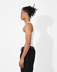 Saint Morta Arvina Waffle Singlet White