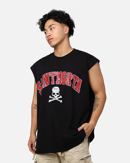 Saint Morta Members Club Muscle T-Shirt Black
