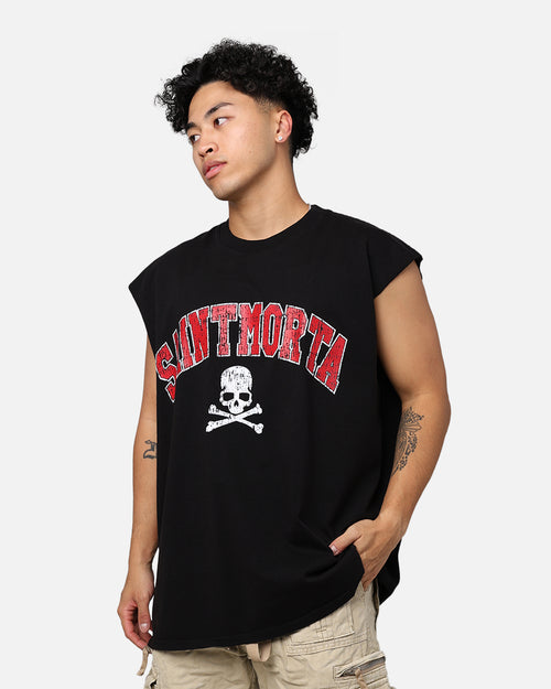 Saint Morta Members Club Muscle T-Shirt Black