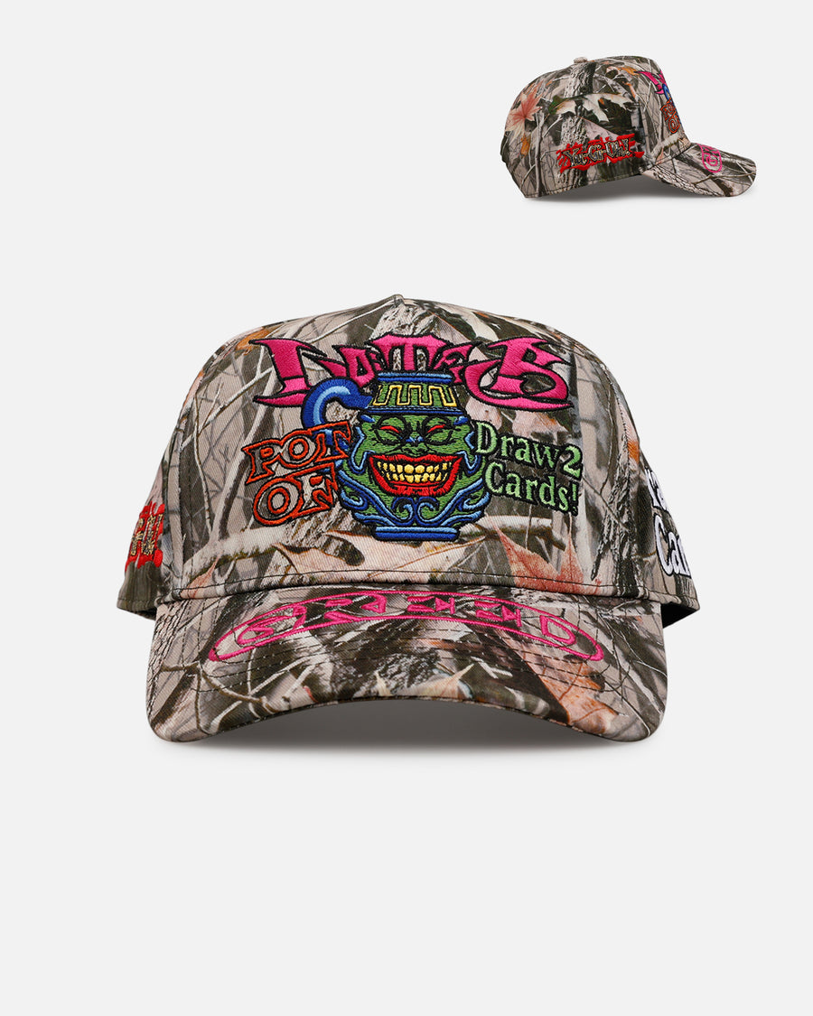Loiter Men's Yu-Gi-Oh! Pot Of Greed Camo Snapback Hat Camo