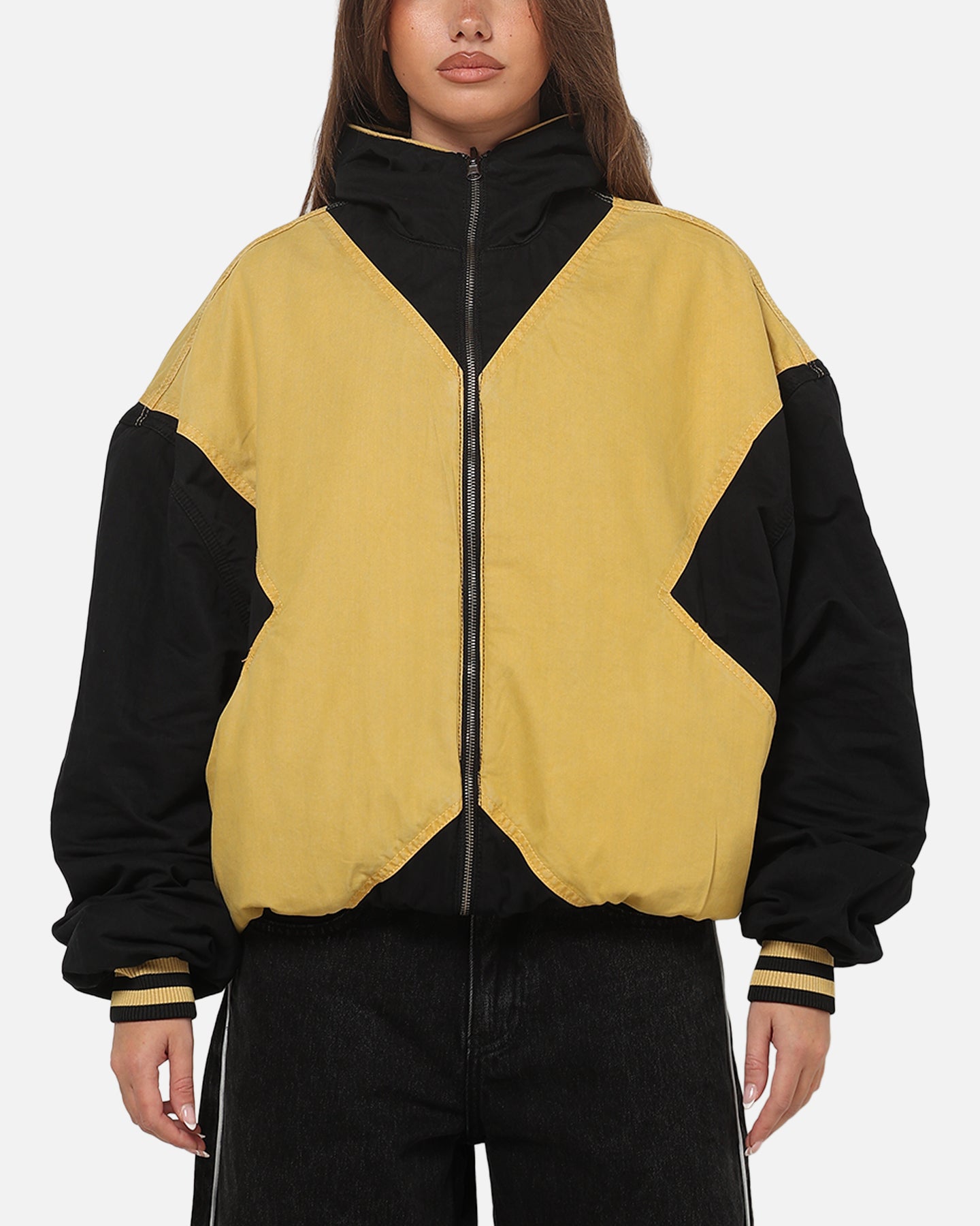 60s チャイナジャケット イエロー ブラック jantique hooked 73Studio Marvel X-Men Reversible Jacket Black | Culture Kings US