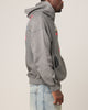 Loiter Human Condition Hoodie Washed Charcoal