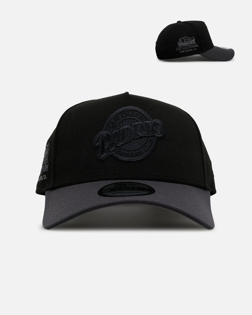 New Era San Diego Padres 'Stealth' 9FORTY A-Frame Snapback Black/Charcoal